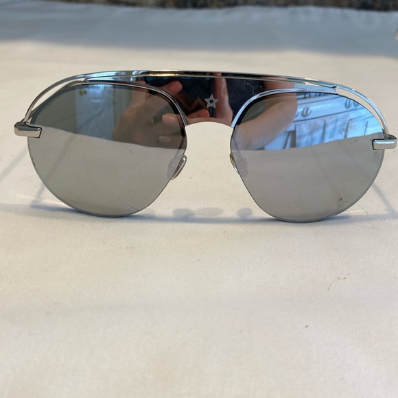Dior Dio(r)evolution2 J5GQV Silver Grey Aviator Pilot Mirror Sunglasess - Picture 2 of 15